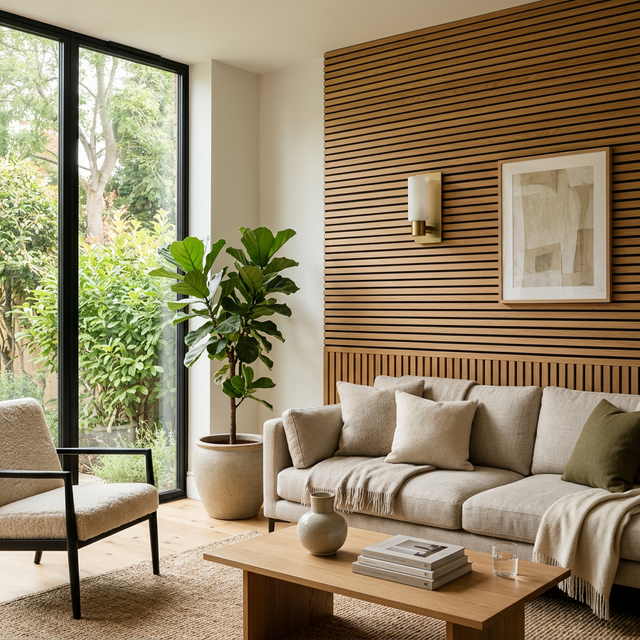 Interior con Wallpanel