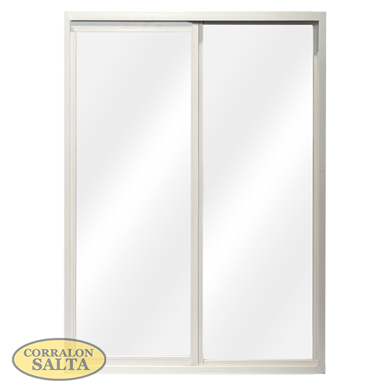 Puerta Balcón de PVC Corrediza Vidrio Entero DVH 150x200